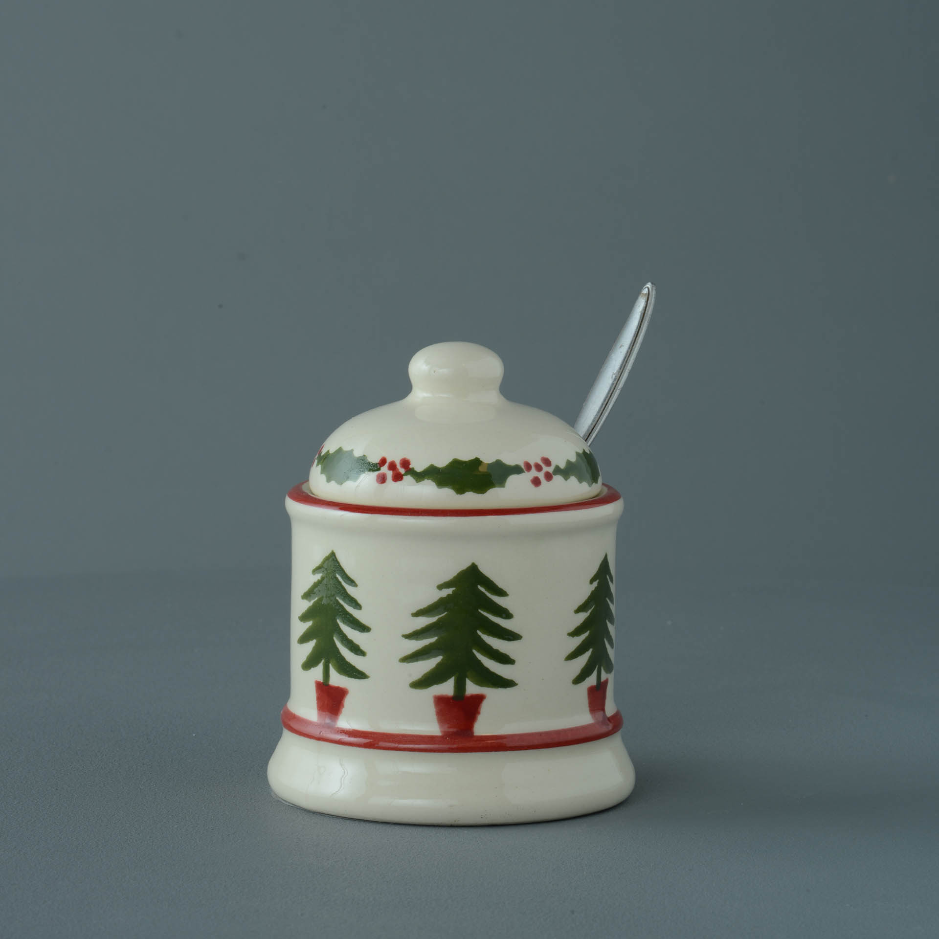 Christmas Tree Jam Pot