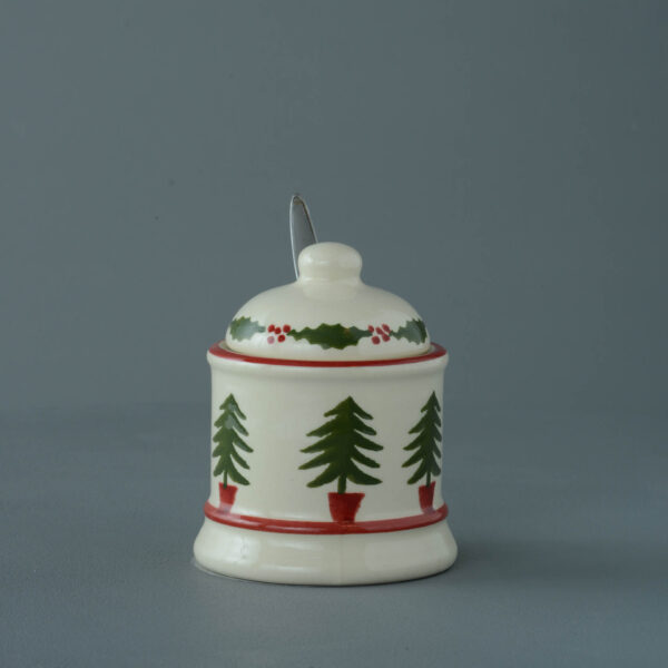 Christmas Tree Jam Pot