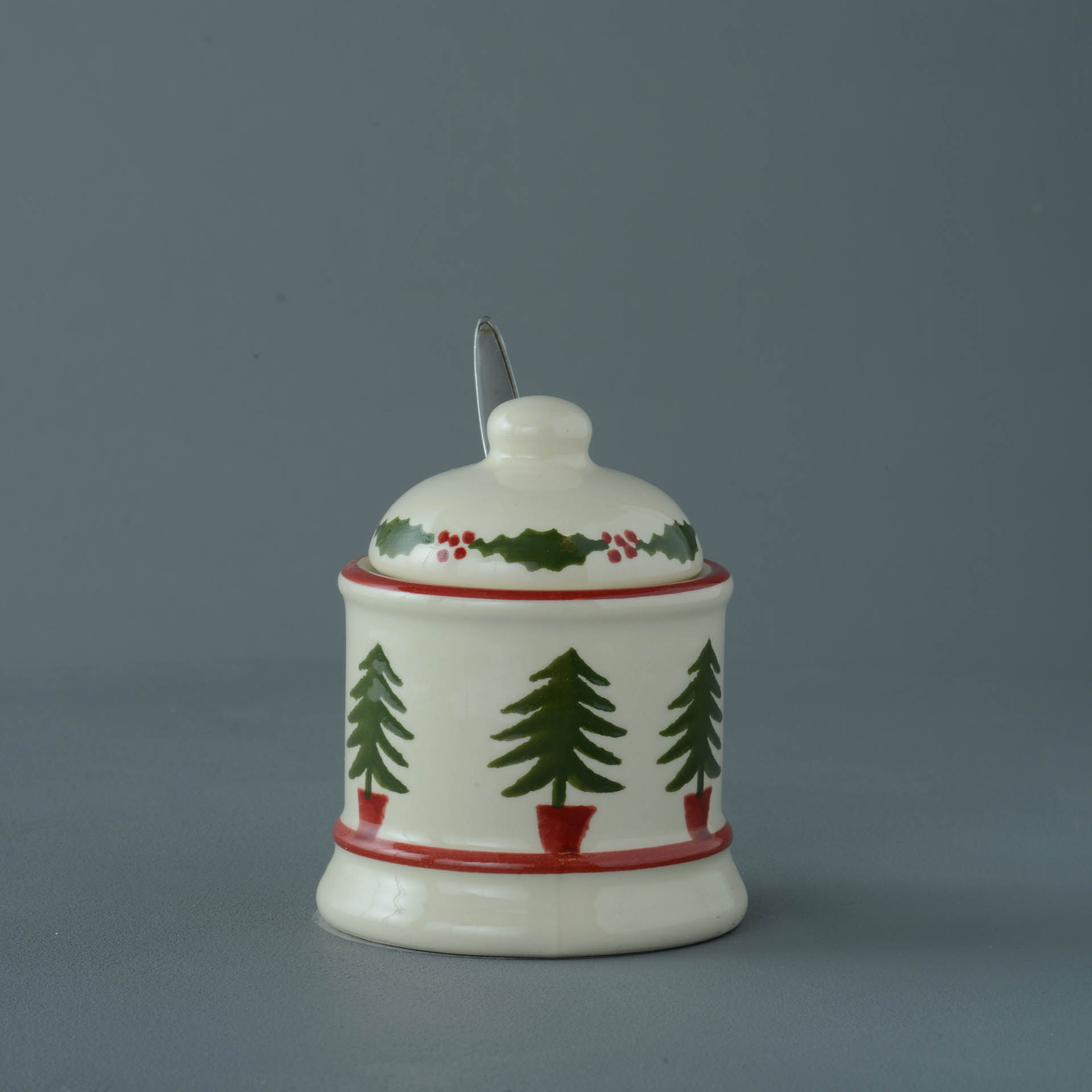 Christmas Tree Jam Pot