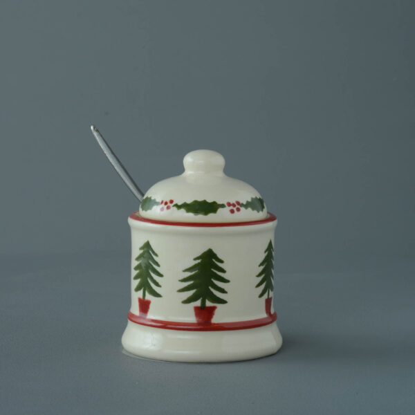 Christmas Tree Jam Pot