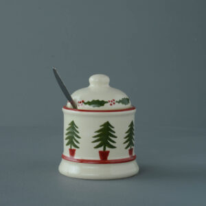 Christmas Tree Jam Pot