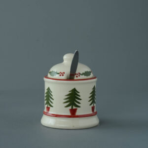 Christmas Tree Jam Pot