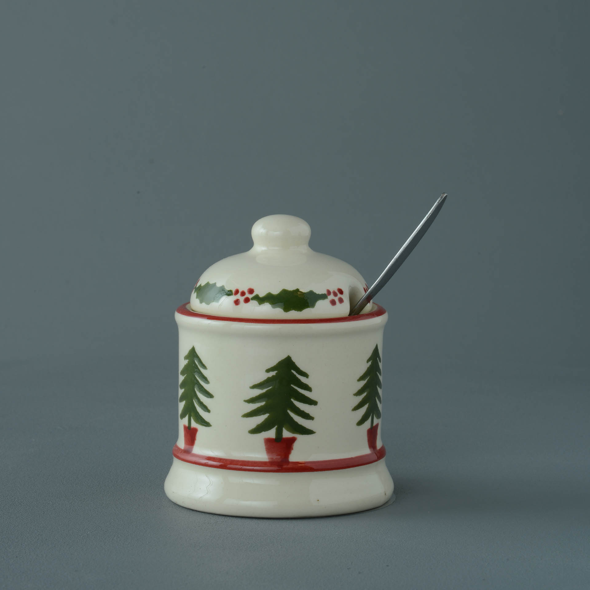 Christmas Tree Jam Pot
