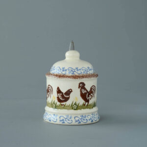 Cock & Hen Jam Pot