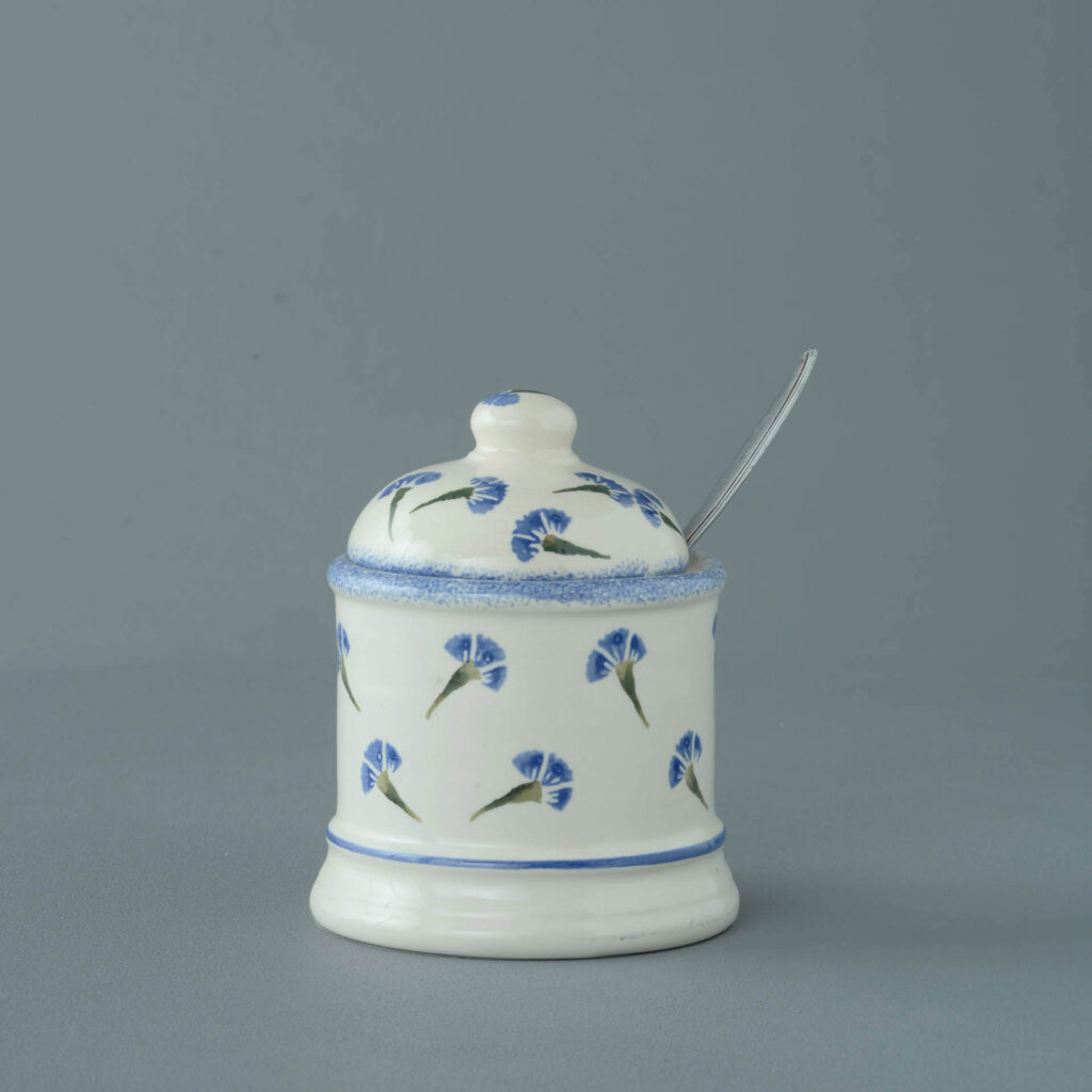 Cornflower Jam Pot