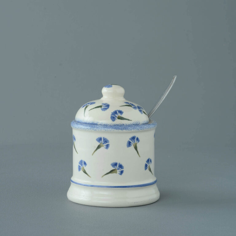 Cornflower Jam Pot