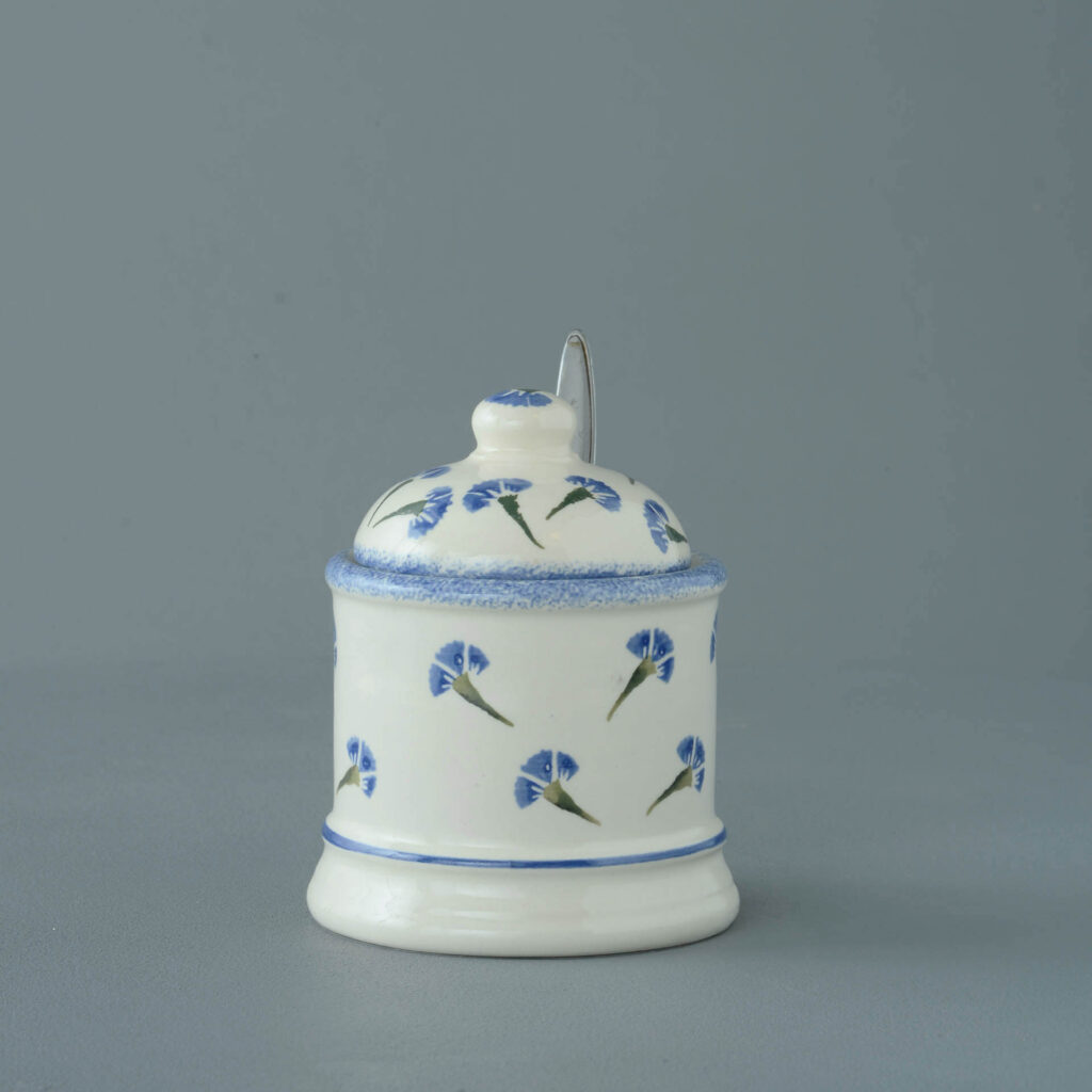 Cornflower Jam Pot