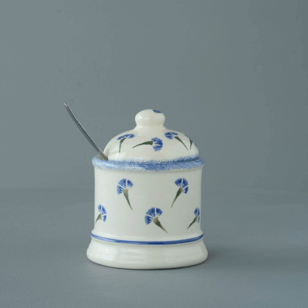 Cornflower Jam Pot
