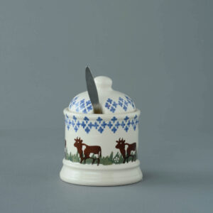 Cow Jam Pot