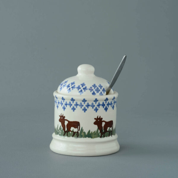 Cow Jam Pot
