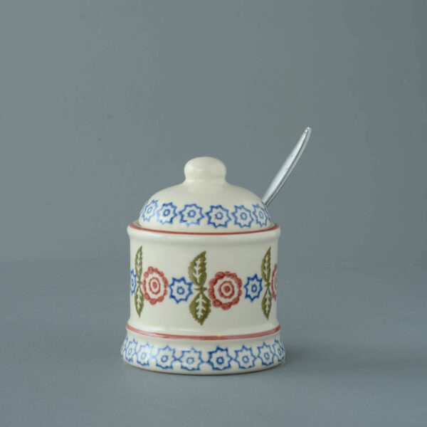 Victorian Floral Jam Pot