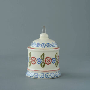 Victorian Floral Jam Pot