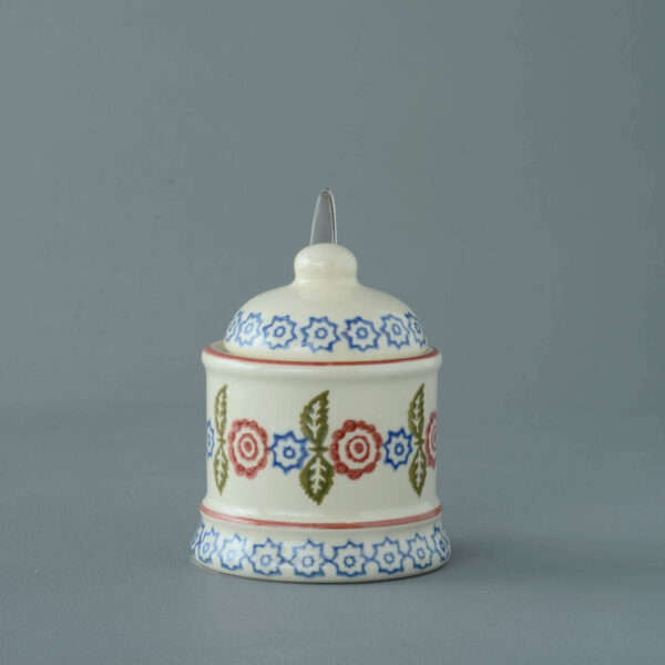 Victorian Floral Jam Pot