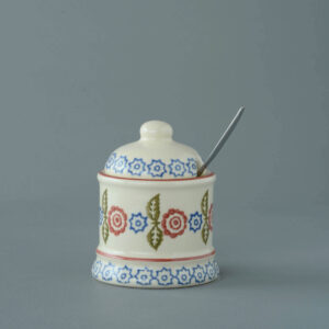 Victorian Floral Jam Pot
