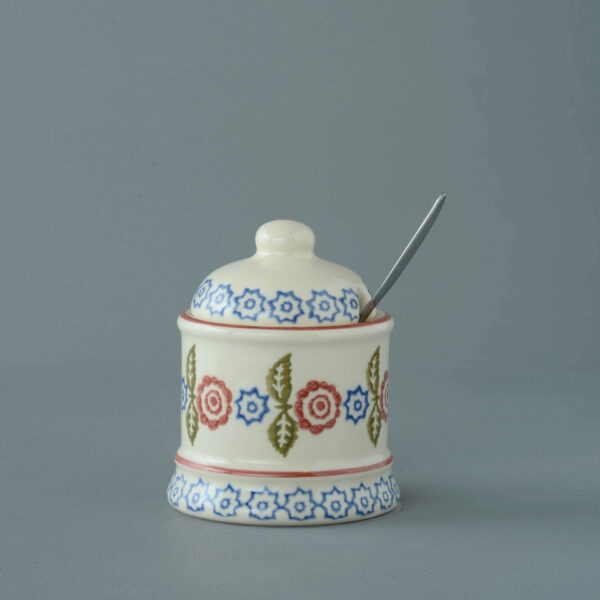Victorian Floral Jam Pot