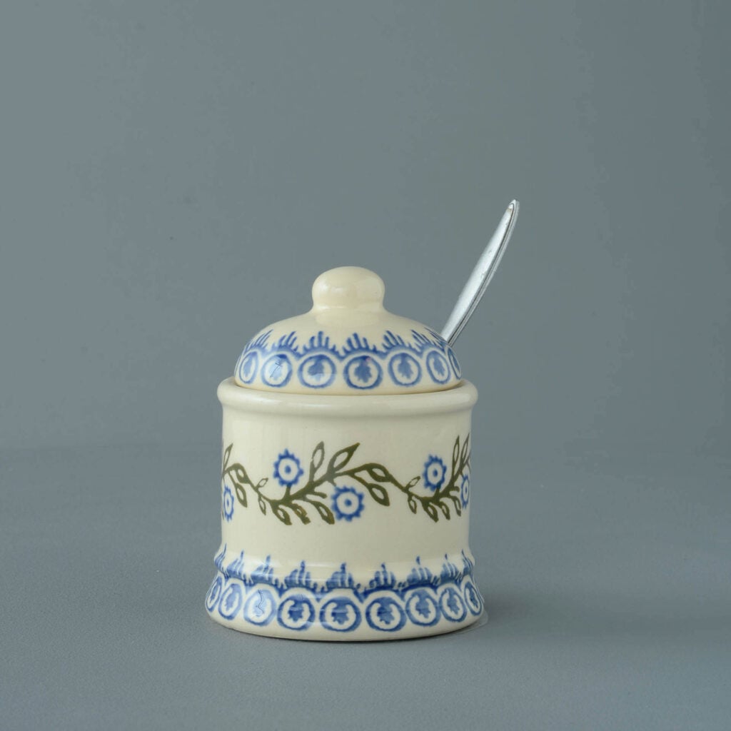 Floral Garland Jam Pot