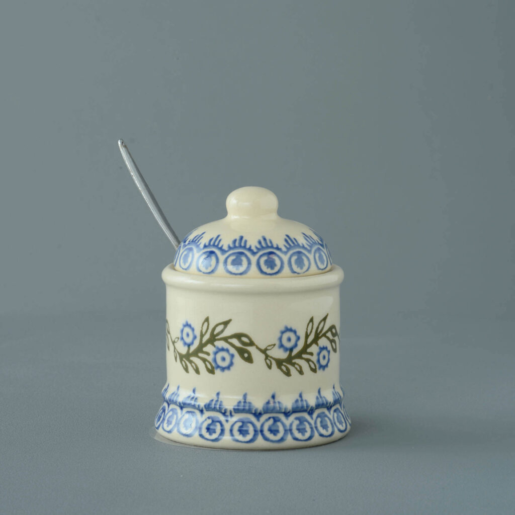 Floral Garland Jam Pot
