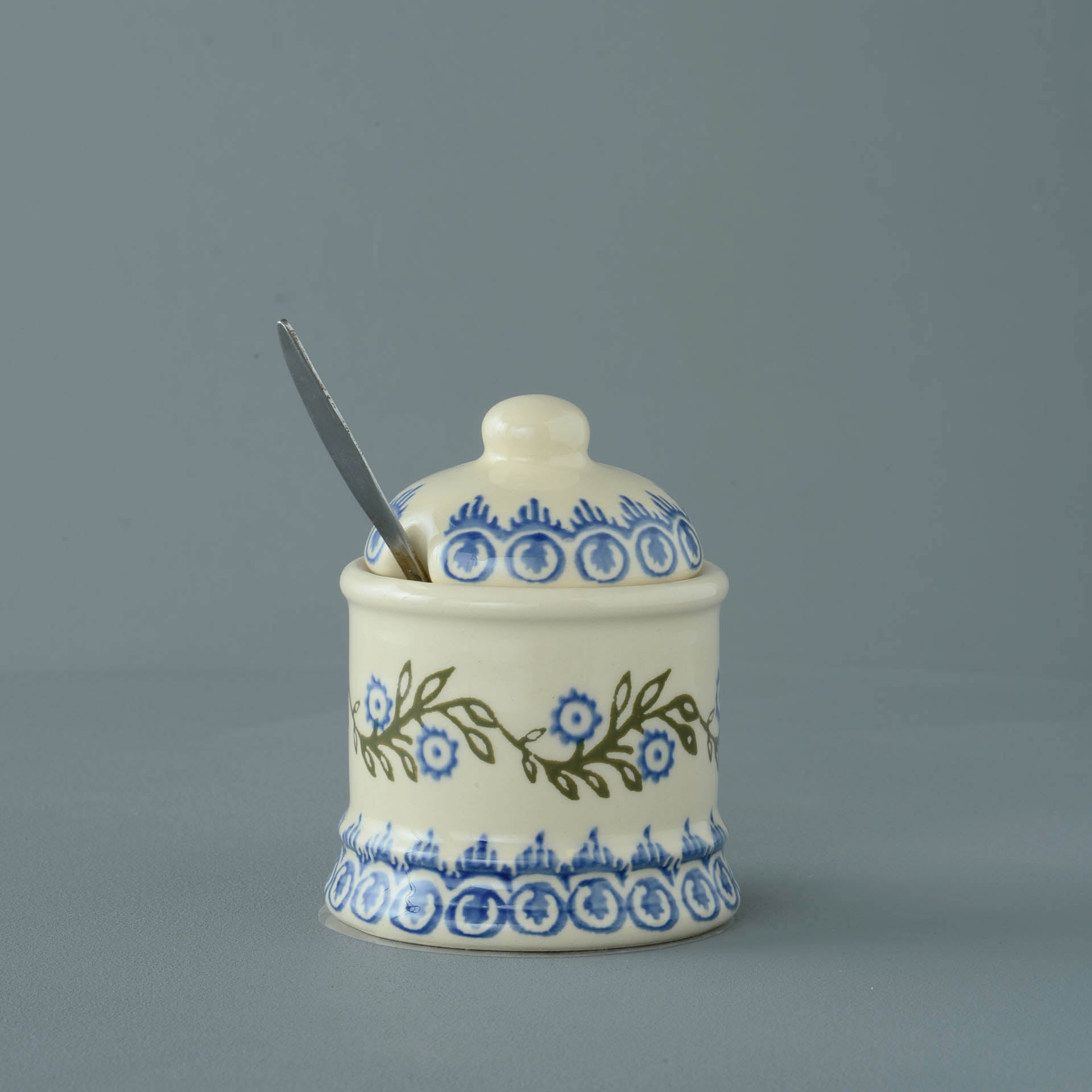 Floral Garland Jam Pot