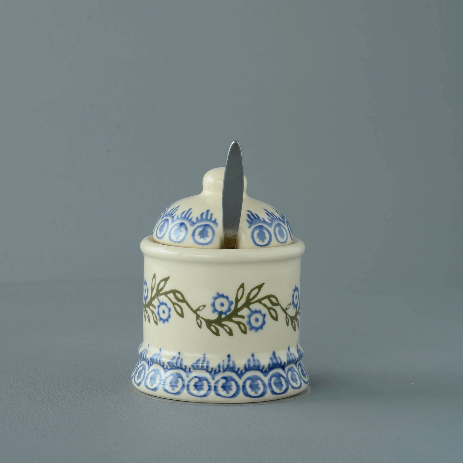 Floral Garland Jam Pot
