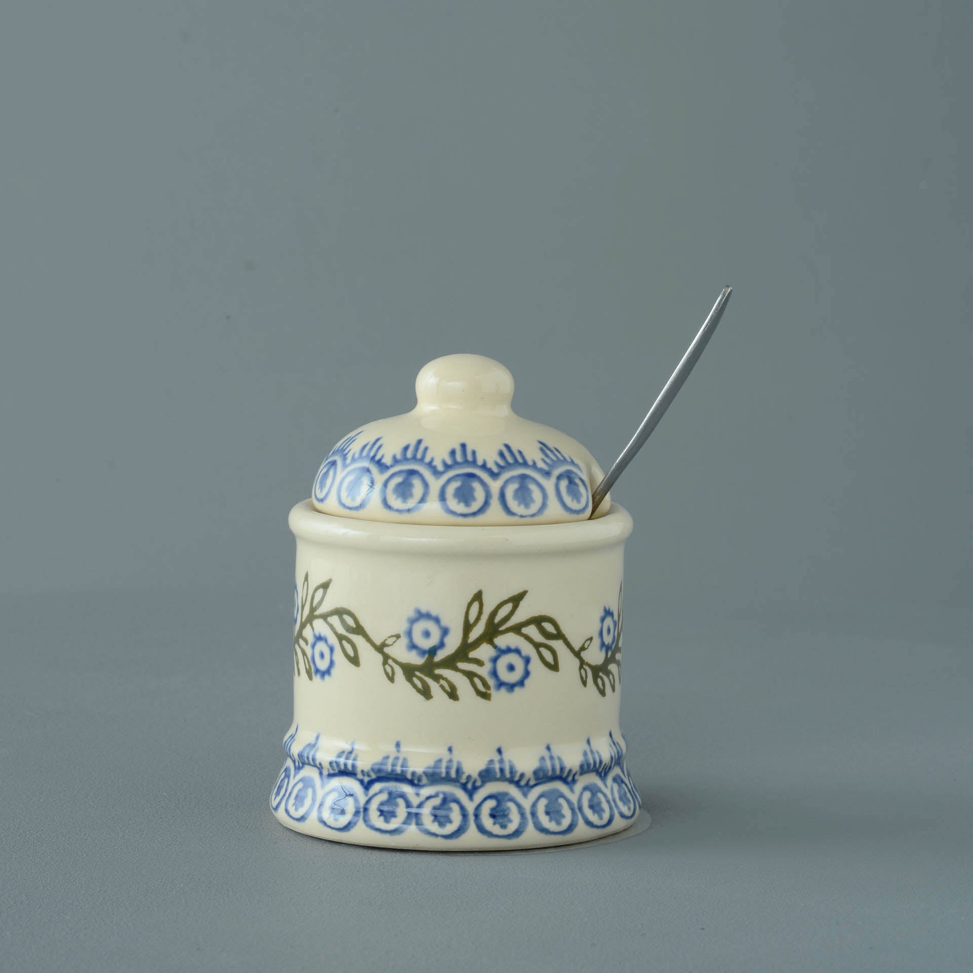 Floral Garland Jam Pot