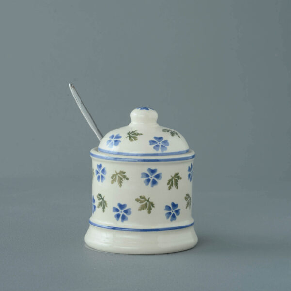Geranium Jam Pot