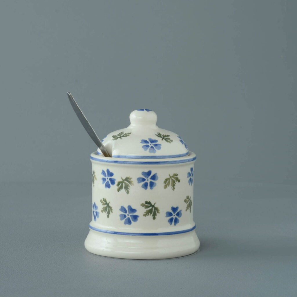 Geranium Jam Pot