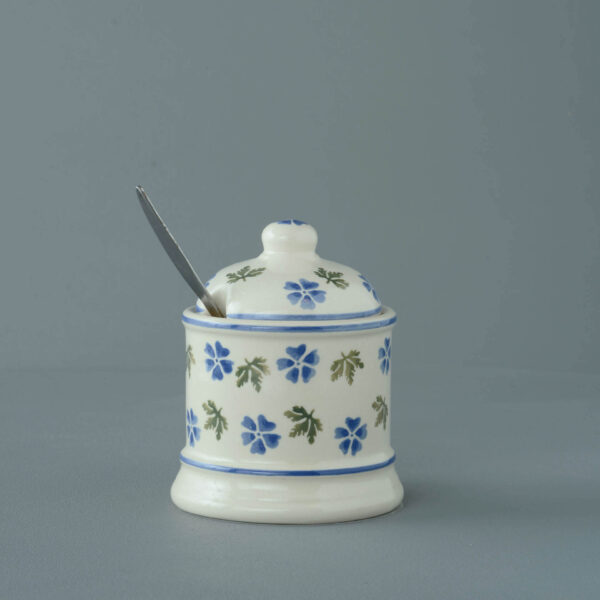Geranium Jam Pot