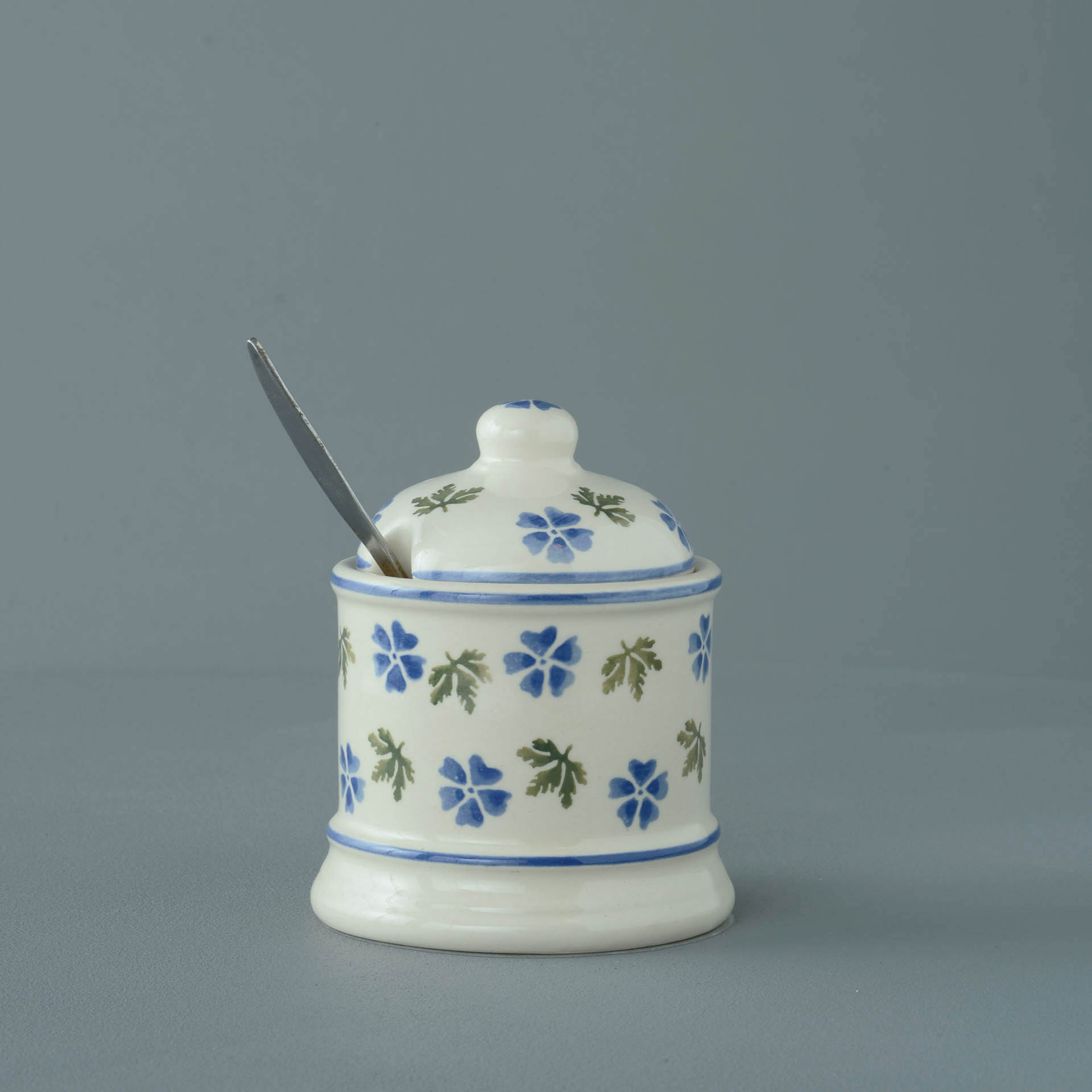 Geranium Jam Pot
