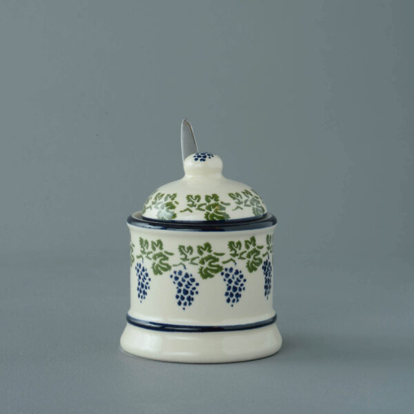 Grapes And Vine Jam Pot