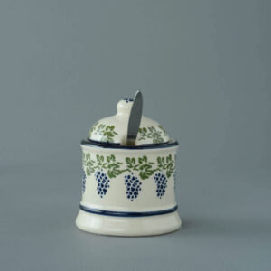 Grapes And Vine Jam Pot