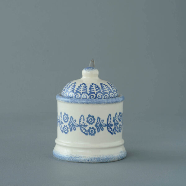 Lacey Blue Jam Pot