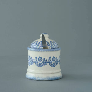 Lacey Blue Jam Pot
