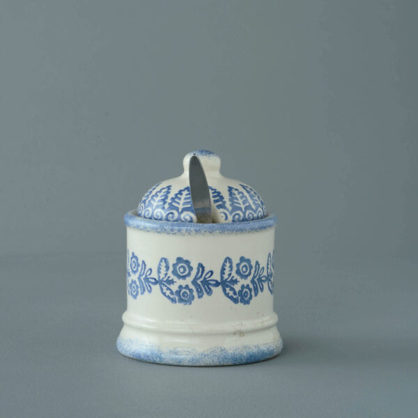Lacey Blue Jam Pot