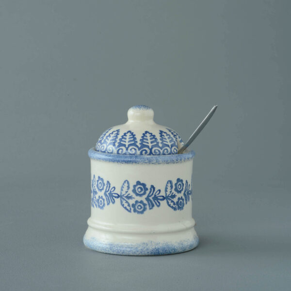 Lacey Blue Jam Pot