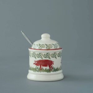 Pink Pig Jam Pot