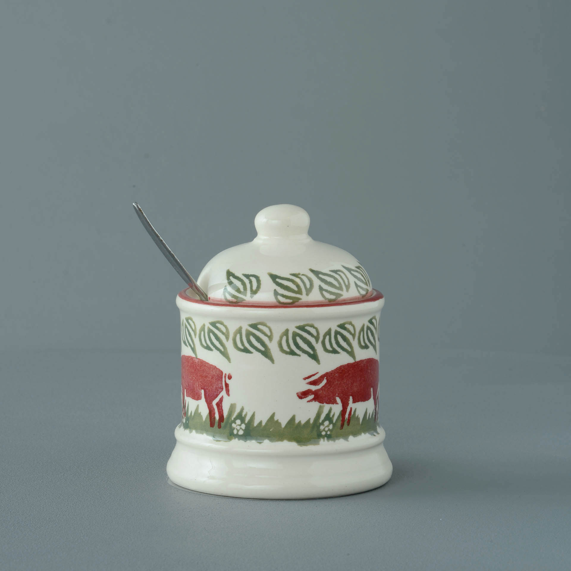 Pink Pig Jam Pot