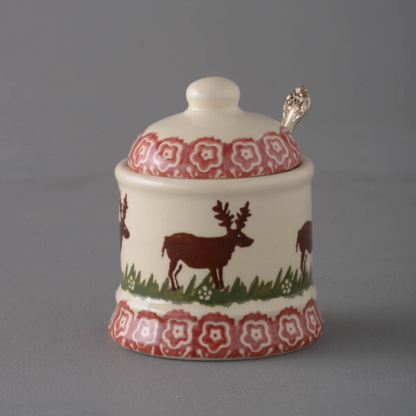 Reindeer Jam Pot