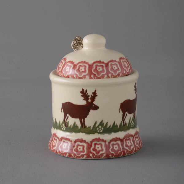 Reindeer Jam Pot