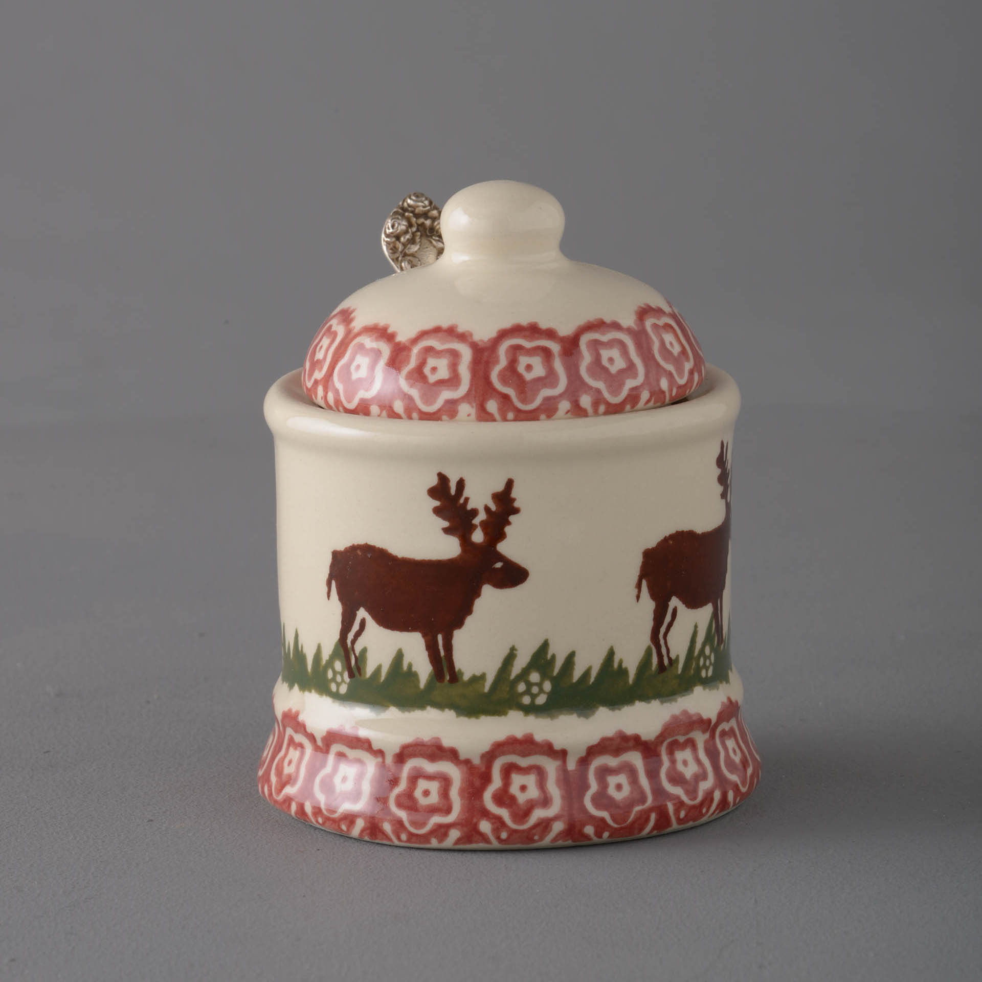 Reindeer Jam Pot