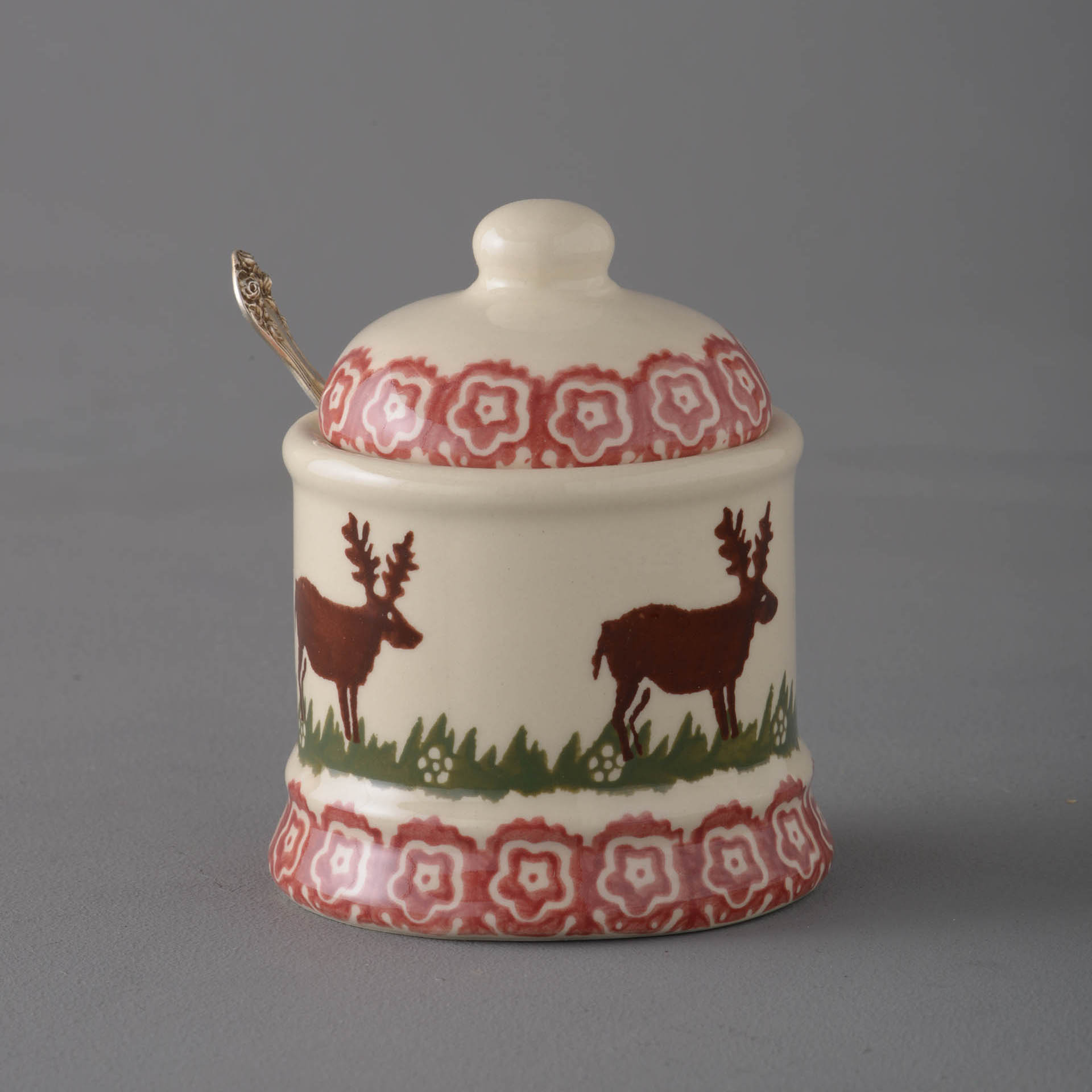 Reindeer Jam Pot
