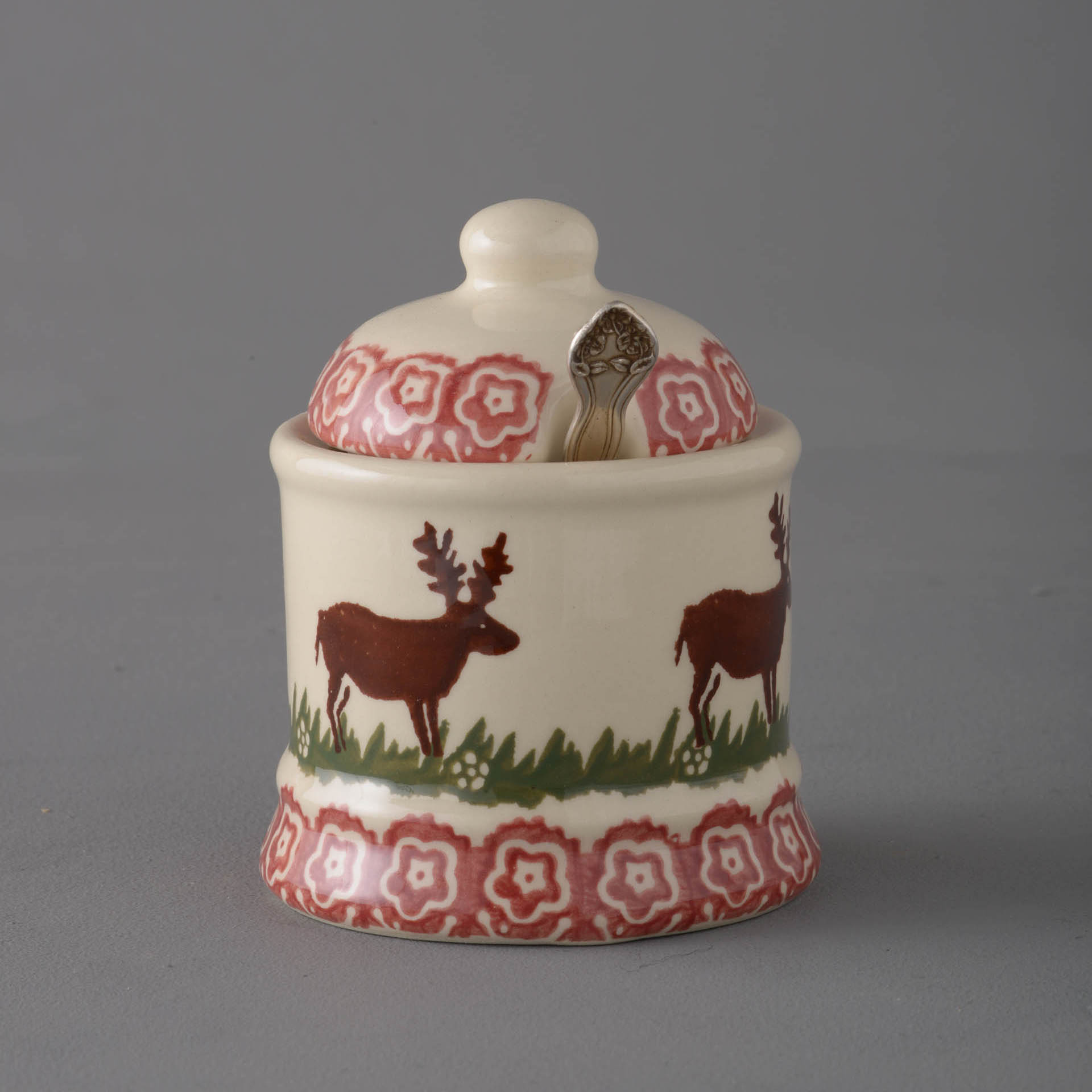 Reindeer Jam Pot