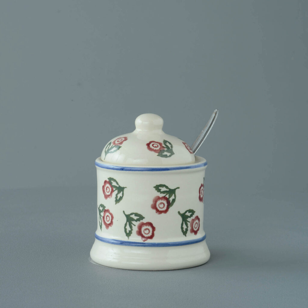 Scattered Rose Jam Pot