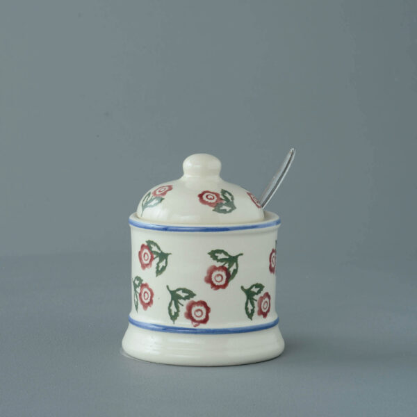 Scattered Rose Jam Pot