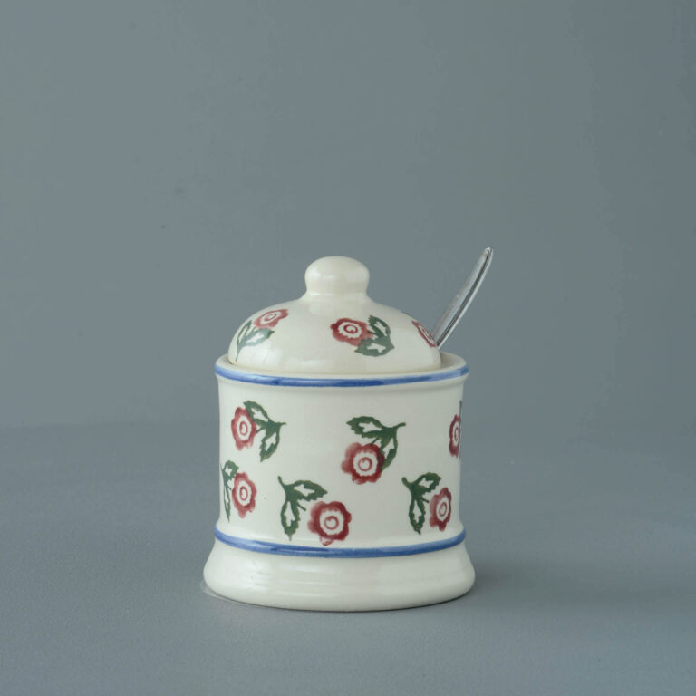 Scattered Rose Jam Pot