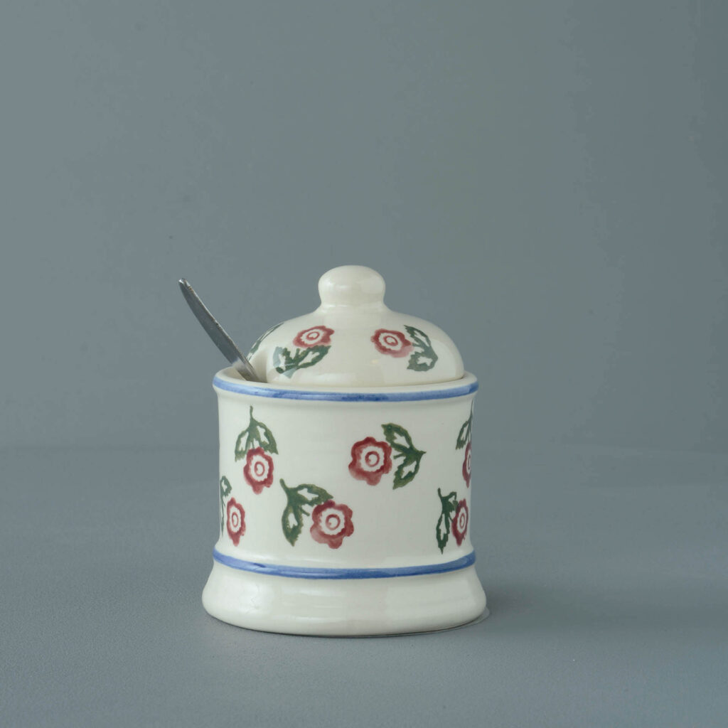 Scattered Rose Jam Pot