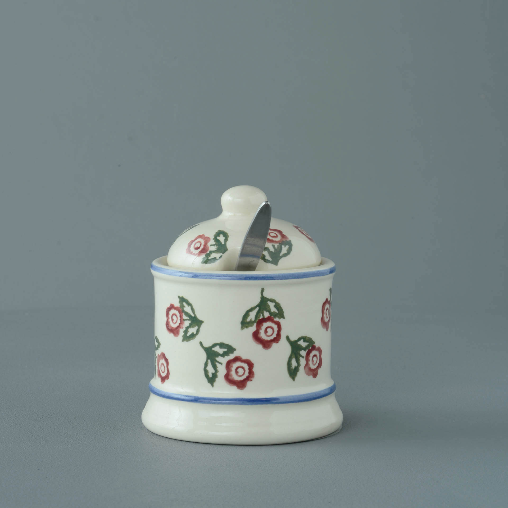 Scattered Rose Jam Pot