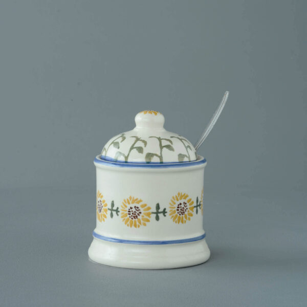 Sunflower Jam Pot