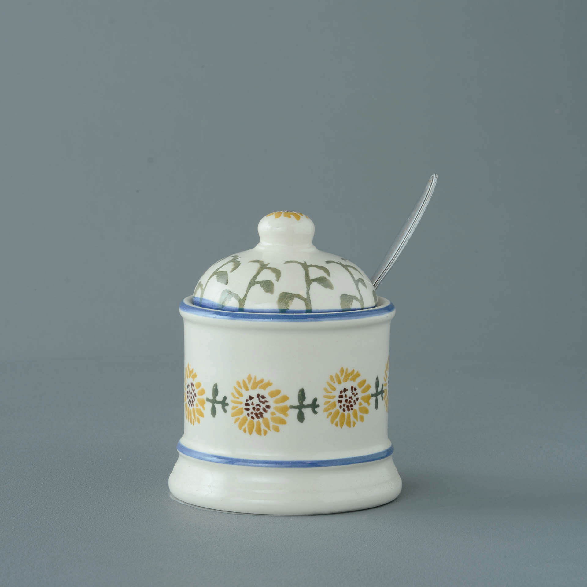 Sunflower Jam Pot