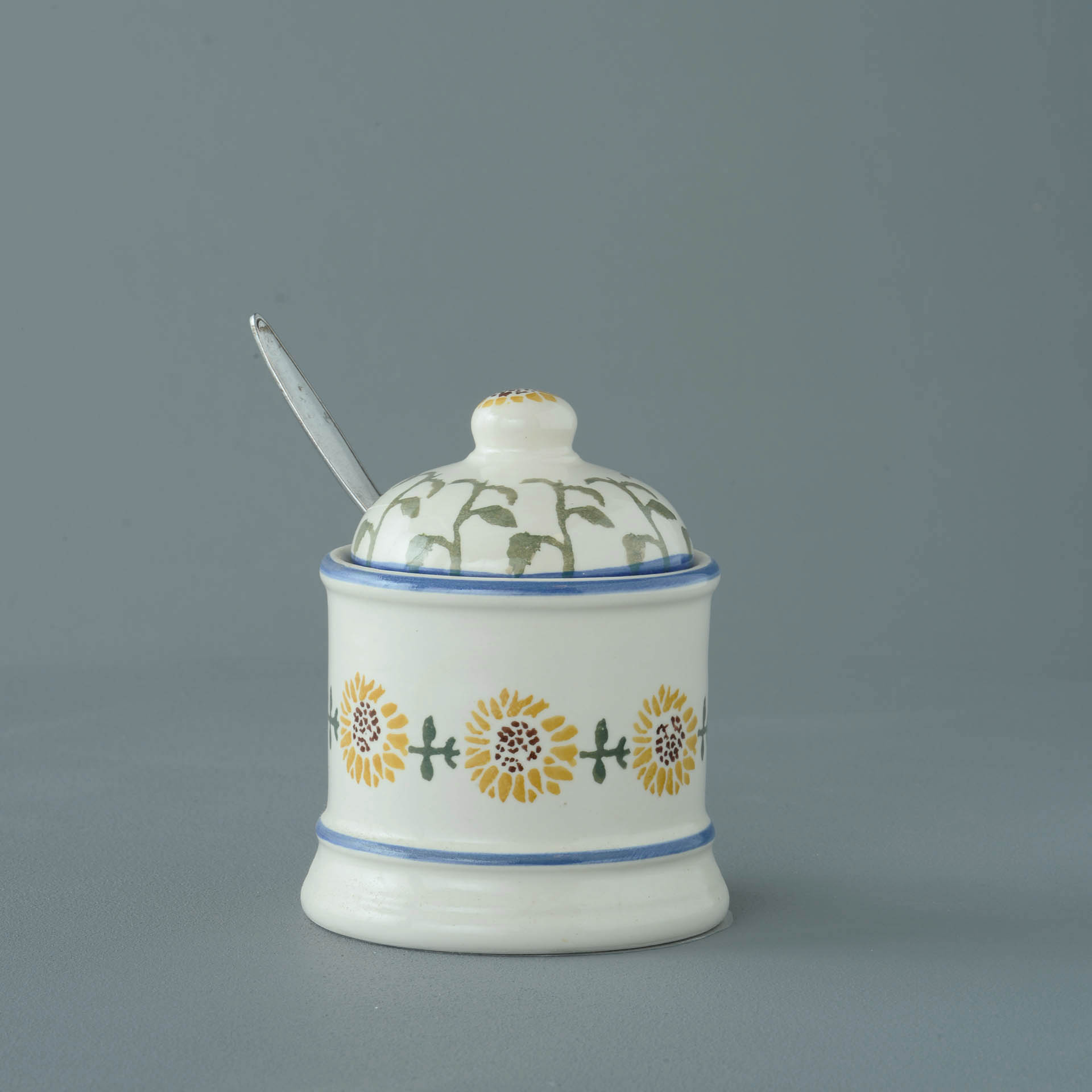 Sunflower Jam Pot