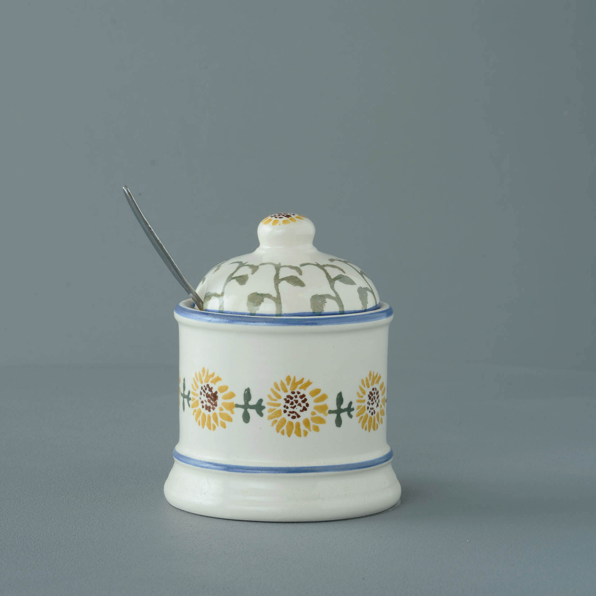 Sunflower Jam Pot